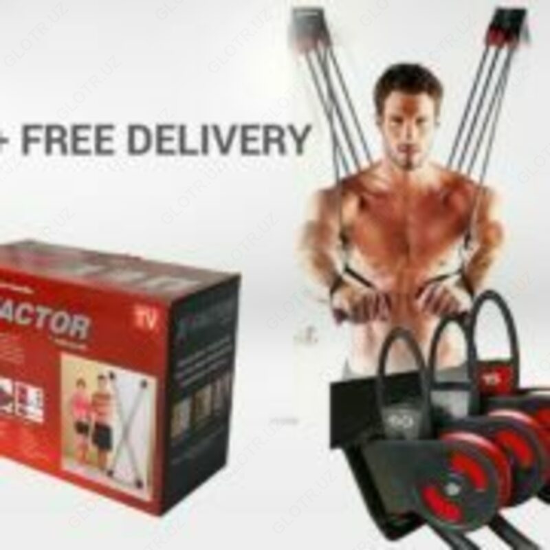 Uyda fitnes uchun X-FACTOR mobil mashqlar mashinasi!