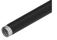 16 мм Гибкий стальной металлорукав с ПВХ покрытием (и с протяжкой) - Внутренний диаметр: 16 мм (1/2 дюйма) - длина в рулоне: 50 м