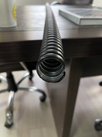 26мм Гибкий стальной металлорукав с ПВХ покрытием (и с протяжкой) - Внутренний диаметр: 26 мм (1 дюйм) - длина в рулоне: 25 м Только в розницу