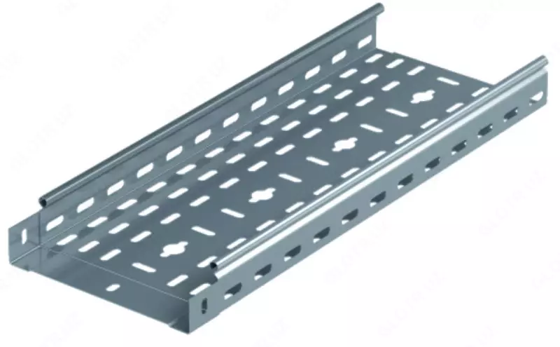 Перфорированный кабельный лоток с интегрированным соединением H:50 W:100 Т:0