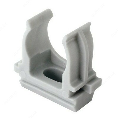 Клипса крепление для пластиковых труб d25