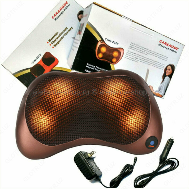 Массажная подушка. массажер в машину для спины и шеи. лучший подарок - 385 000 сум