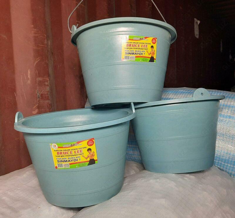 {0} so'mdan Eritma paqir. Plastik qurilish paqir.