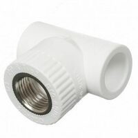 Ayol ipli 20x1/2 dyuymli kombinatsiyalangan tee