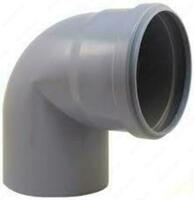 Канализационный отвод 90° ∅ 100 мм - 7 981 сум