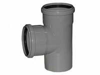 Kanalizatsiya kanali 90 ° ∅ 75/75 mm - 6 095 so'm