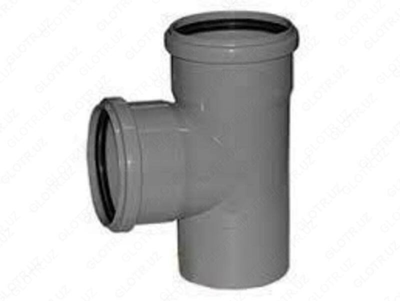 Канализационный тройник 90° ∅ 100/100 мм