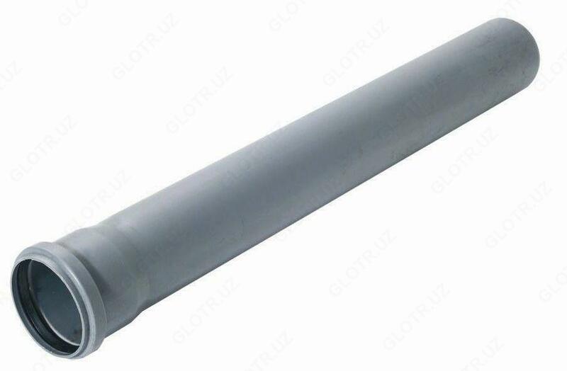 Труба канализационная из ПВХ ∅ 50х2 2 мм  длина 1 0 м