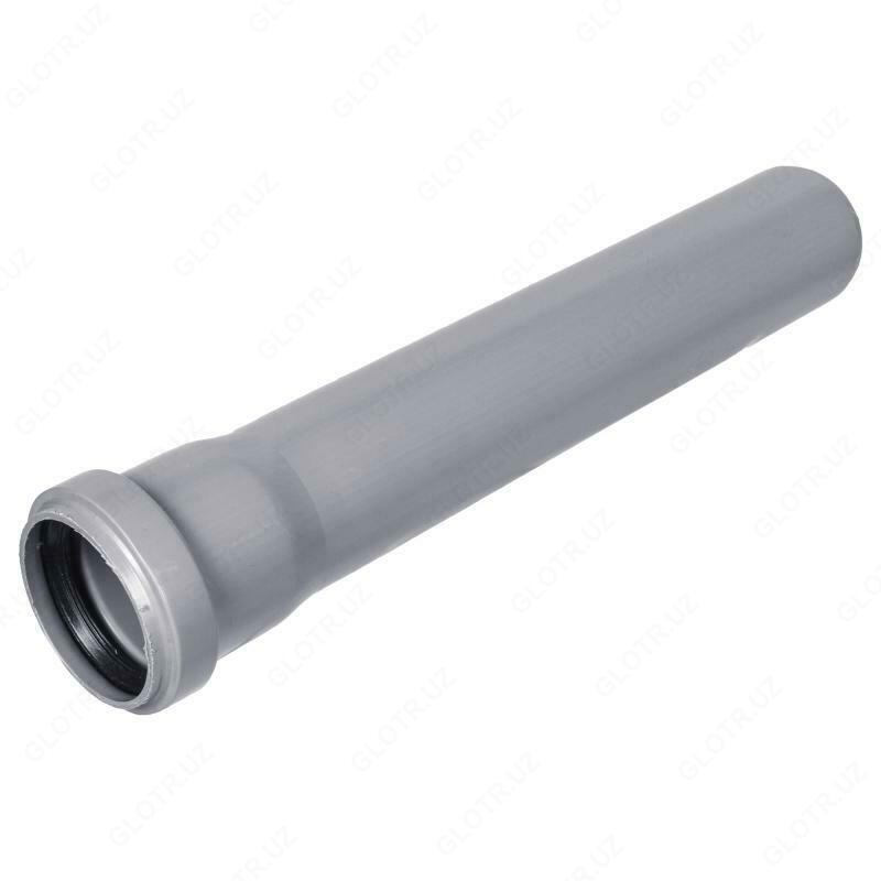 Труба канализационная из ПВХ ∅ 75х2 2 мм  длина 1 0 м