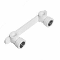 Vemax ECO 25x1/2 dyuymli devorga ornatilgan ikkita rozetka  ayol ip