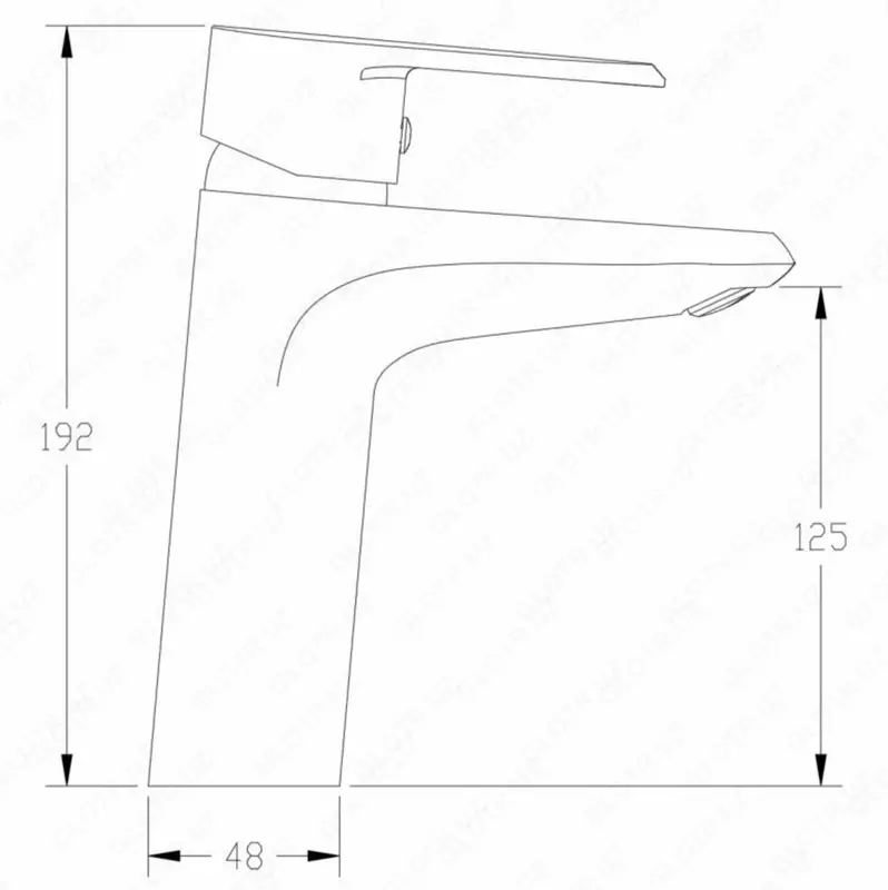 Смеситель для раковины BOOYEA BY81902A - 418 713.1 сум