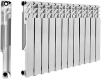 Alyuminiy radiator Silver Eco (500x80)