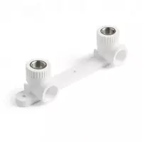 Двойной отвод с настенным креплением (внутренняя резьба) D20 5