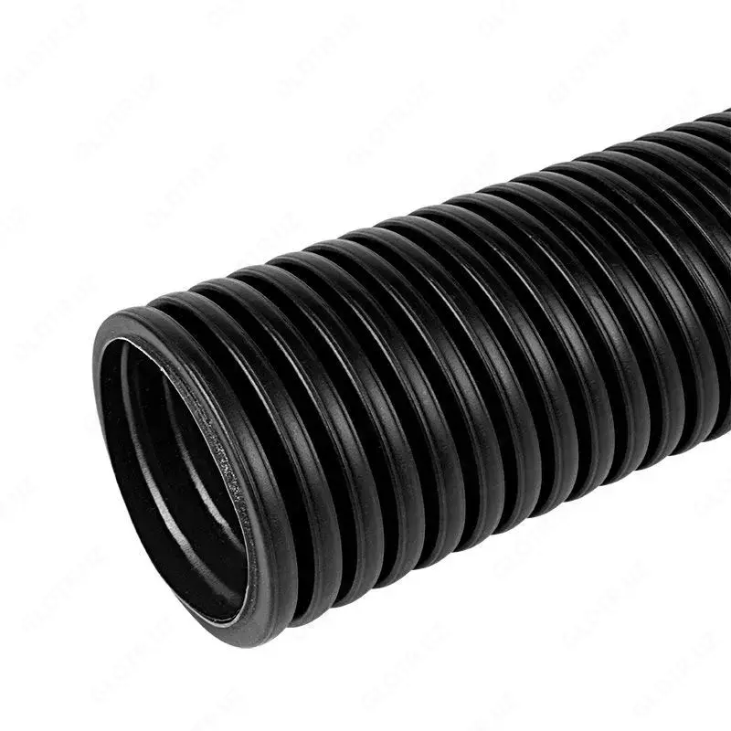  Двухслойная гофрированная труба с раструбом (первый сорт  черный) Ø600 - 