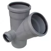 Крестовина двухплоскостная 45° левая  Ø110/110/50 - 20 325 сум