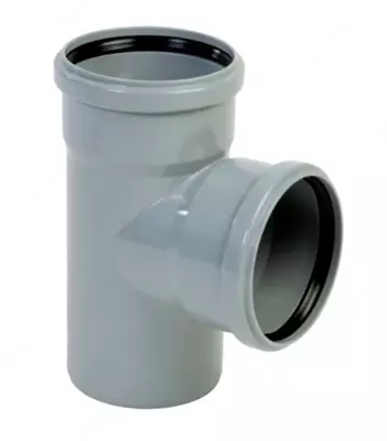 Tee 45 ° kanalizatsiya