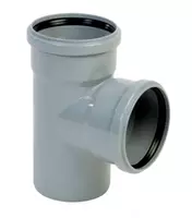 Тройник 90° канализационный Ø110/110