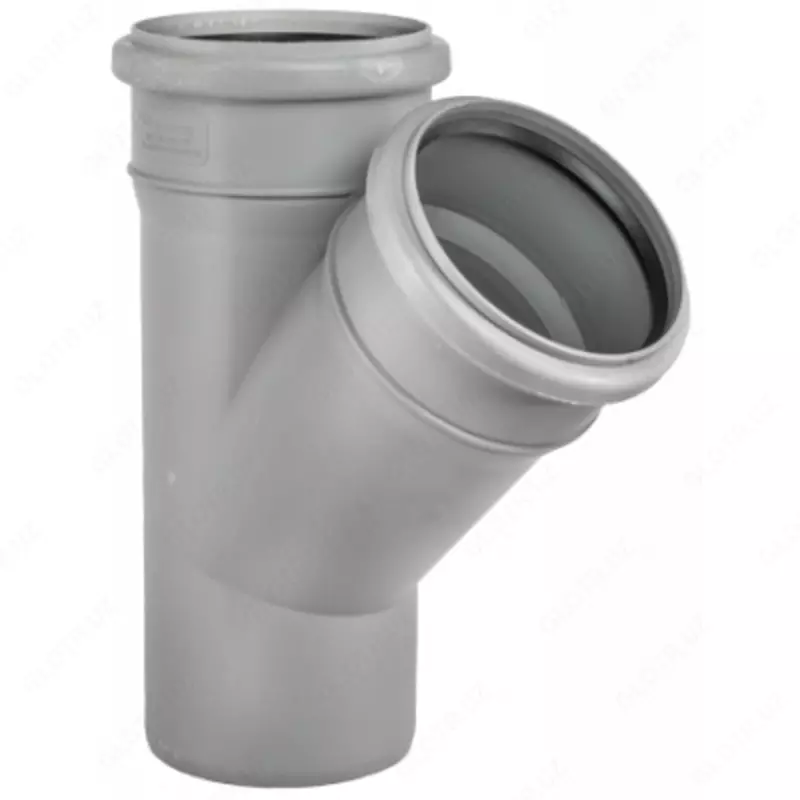 Тройник 45° канализационный Ø110/110