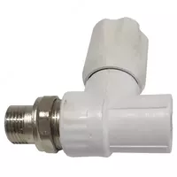 КРАН ДЛЯ РАДИАТОРА ПРЯМОЙ LUX Ø 25х1/2