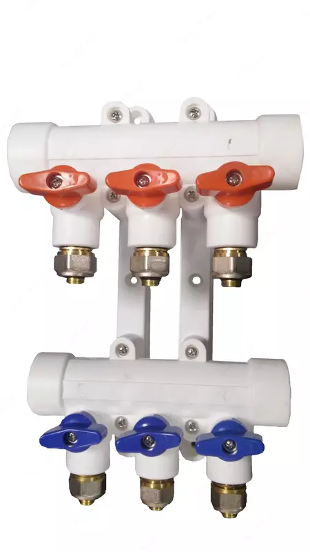 КОЛЛЕКТОР ППР С КРАНАМИ. БЕЛЫЙ 3 - 126 498.2 сум