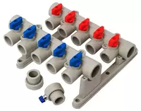 КОЛЛЕКТОР ППР С КРАНАМИ. БЕЛЫЙ 5 - 210 830.4 сум