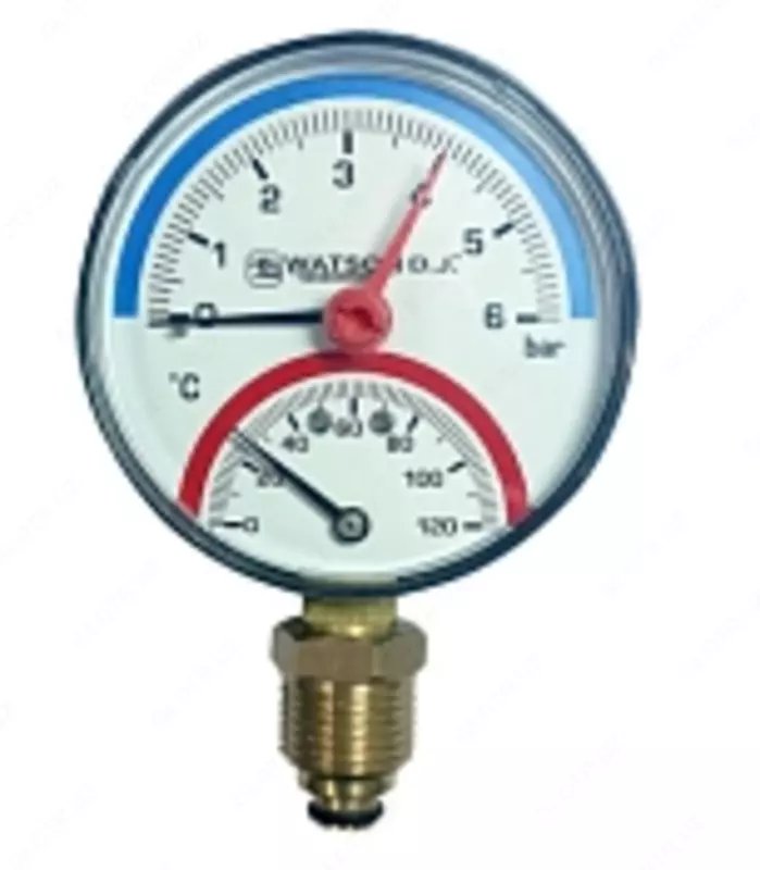 ТЕРМОМАНОМЕТР С НИЖНИМ ПОДКЛЮЧЕНИЕМ