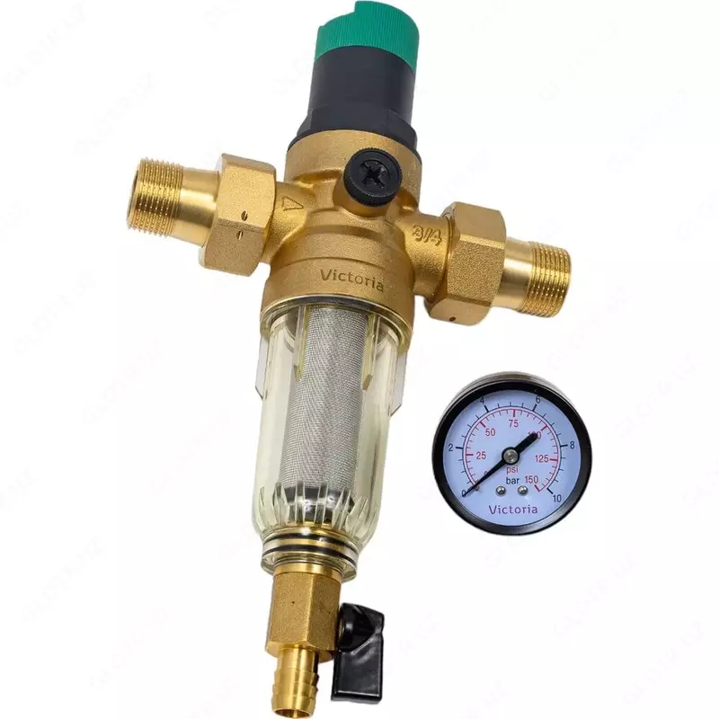 BOSIMI O'LCHISH BILAN NOZIK TOZALASH FILTRI REGUL. DAVL. SUV 3/4 (shisha) - 324 583.5 so'm