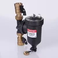  ФИЛЬТР-ДЕШЛАМАТОР МАГНЫТНЫЙ С МАНОМЕТРОМ ПРОМЫВНОЙ 3/4 (С КРАНОМ) - 