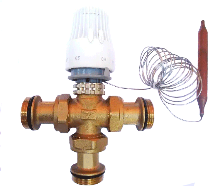  3-ходовой зонный клапан с функцией разделения смешения потока (Ø 25) - 