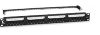  Патч-панель 24 порта  кат.6  UTP  19  1U с задней панелью - 