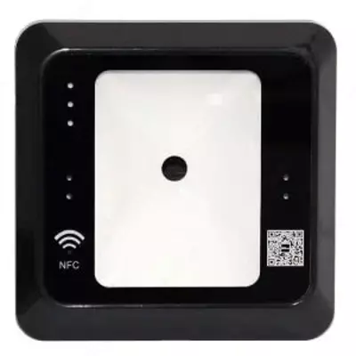 O'rnatilgan Reader ZKTeco "QR50BE" QR kodlari va Emarine magnit kartalari (125 kHz)