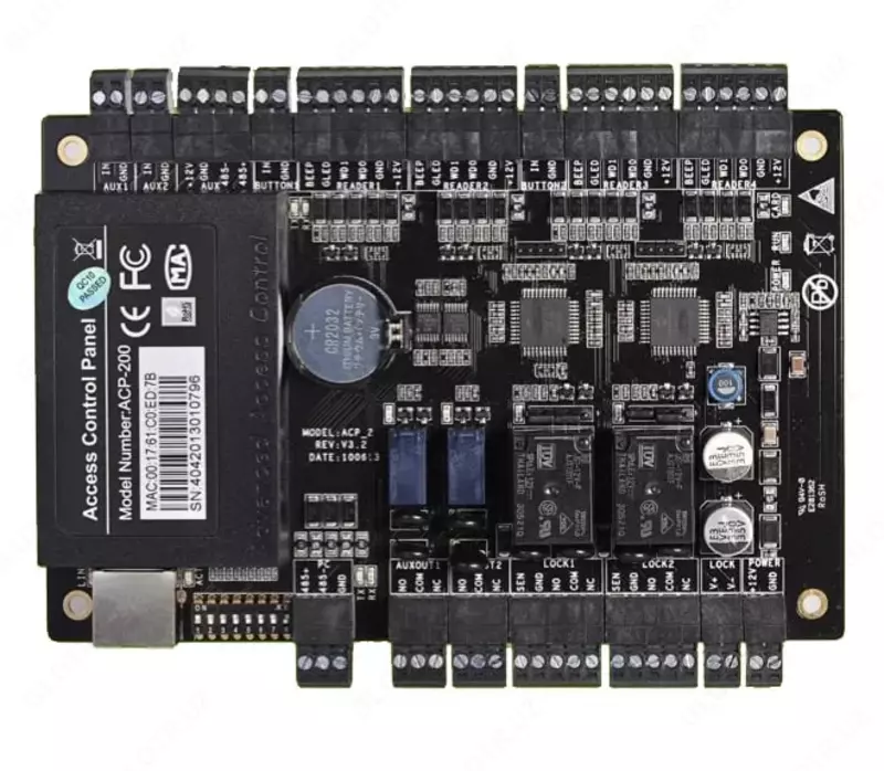 Сетевой контроллер ZKTeco C3-200 на 2 точки доступа СКУД