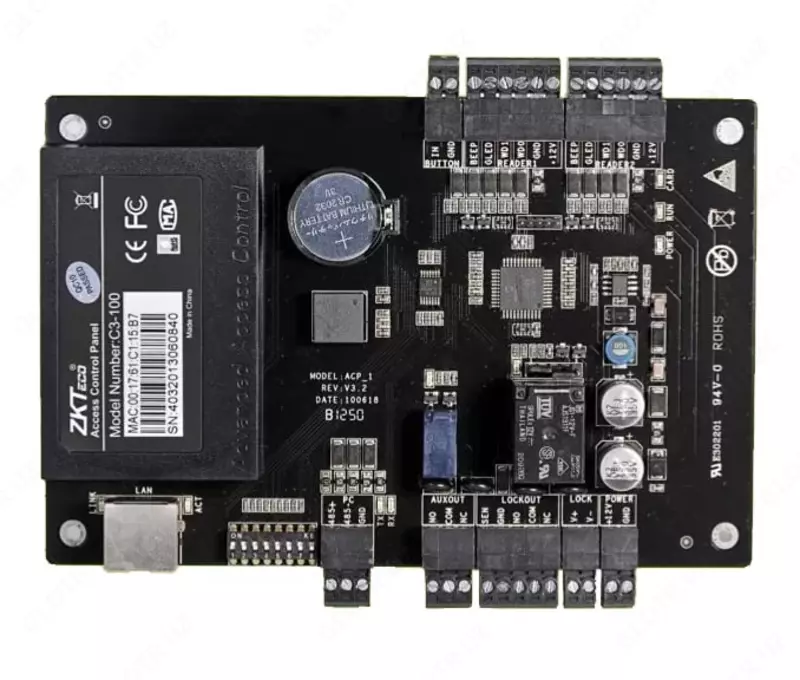 Сетевой контроллер ZKTeco C3-100 на 1 точку доступа СКУД