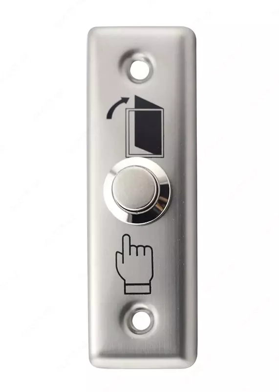 ZKTeco "EX-801A" metall chiqish tugmasi (kumush)