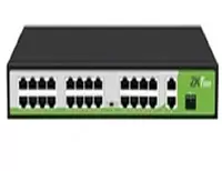  Wired switch ZKTECO PE242-300-C 2 incoming ports  24 POE ports - 