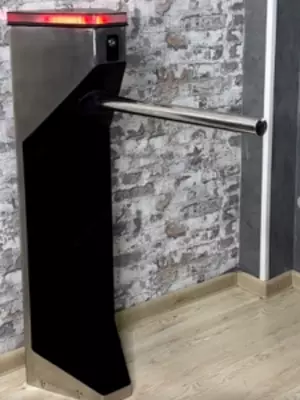 Автоматический турникет монопод с нержавеющим барьером