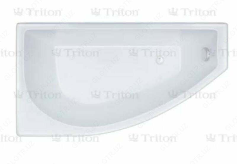 Асимметричная акриловая ванна Triton "Бэлла" (Россия) (левая