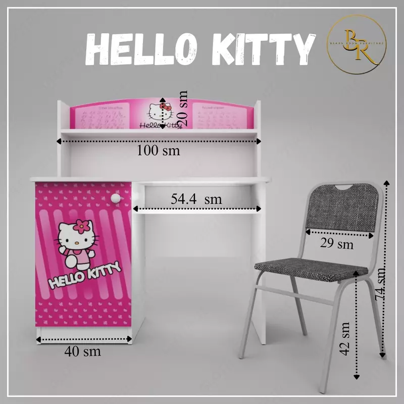 Детская парта- HELLO KITTY - 1 300 000 сум