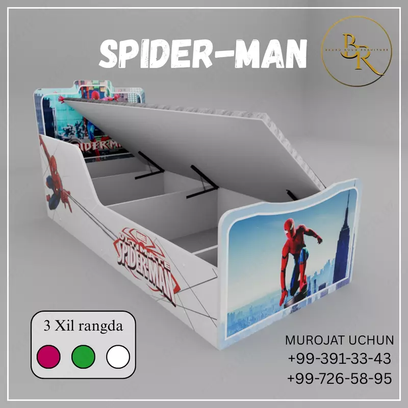 1 700 000 сум Детская кравать-SPIDER-MAN