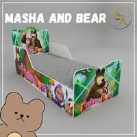 Детская кравать-MASHA and BEAR