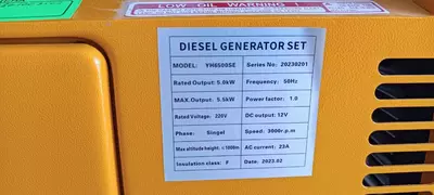 Dizelniy generator 5.5 kv bezshumniy - 10 125 523 so'm / dona