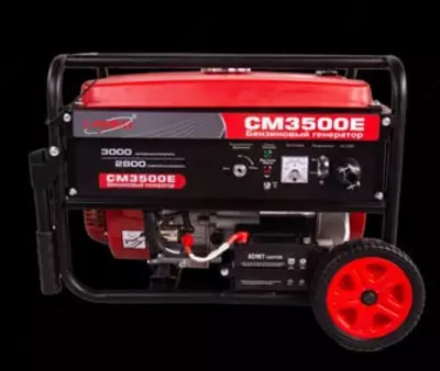 Benzin generatori 3 kVt "Cameo" CM3500E (shovqinli)