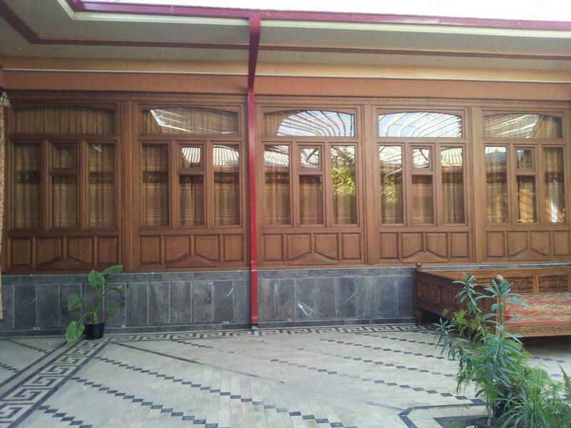 Окна деревянные на веранду арт 01