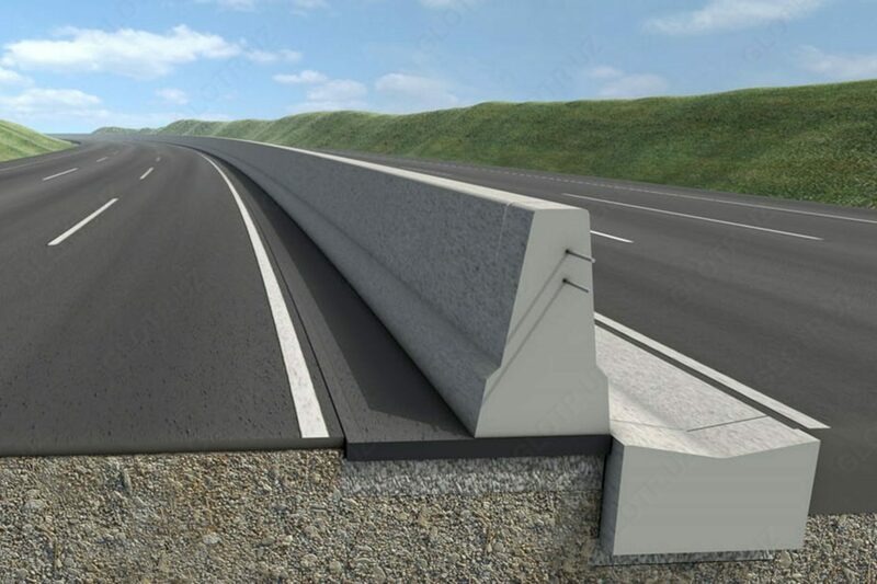 БДО-5 разделительный брус дорог в городе Навои