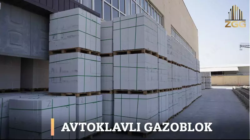 Yuqori sifatli avtoklavlangan gazbeton - ZGG D600