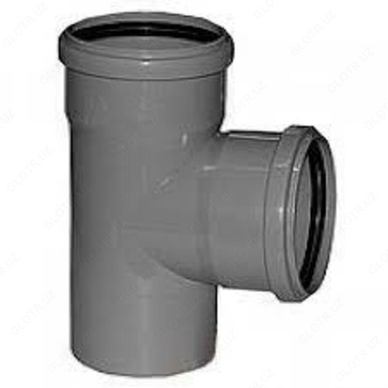 Канализационные трубы тройник 100/100