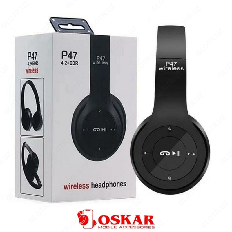 БЕСПРОВОДНЫЕ #BLUETOOTH НАУШНИКИ P47 ОПТОМ