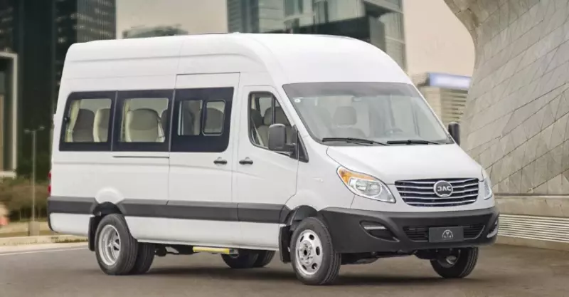 Микроавтобус JAC Sunray маршрутный 21(метан)