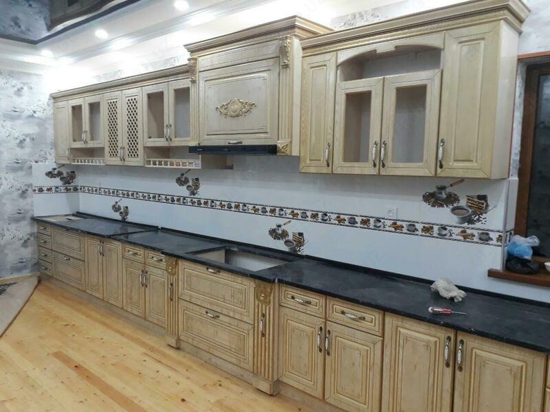 Кухонный гарнитур бежевого цвета 2 - по запросу