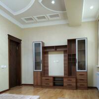 Встроенная мебель для гостиной 6 коричневого цвета